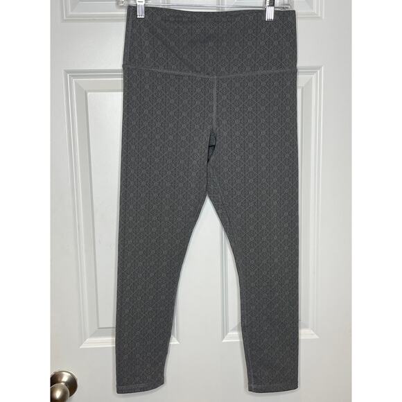 Glyder Gray Print Leggings Size Medium - Picture 1 of 7